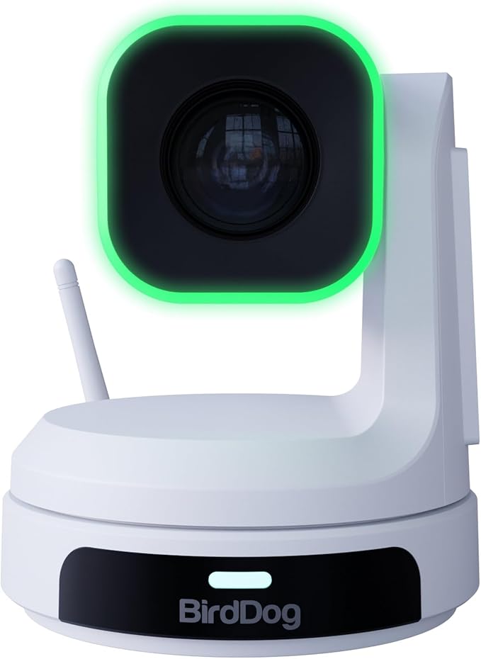 BirdDog X1 Full HD NDI|HX3 20x Zoom PTZ Camera - White