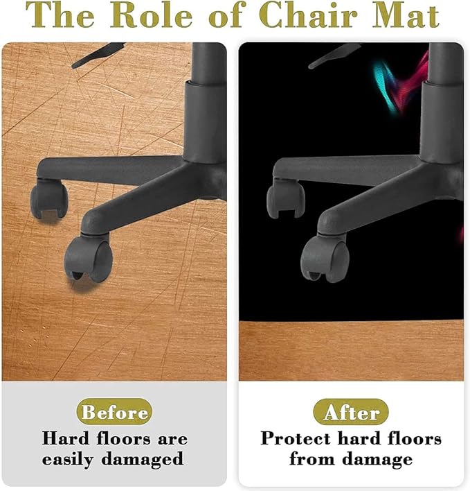 Black Red PU Leather Gaming Chair Mat Under Computer Desk Basketball Player Silhouette Round Office Chair Mats Home Rolling Gaming Chair Mat Doodle Style Art Diameter 35.4 in