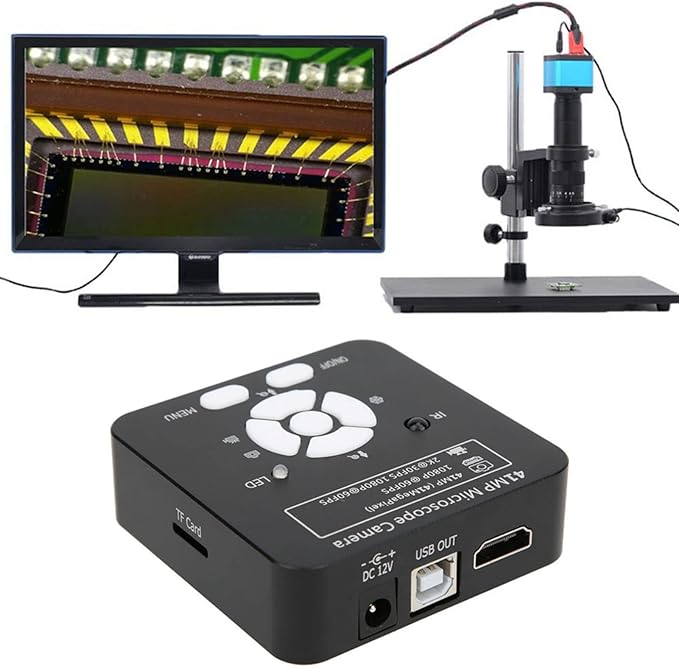 ZJchao 41MP Microscope Camera USB Industrial Digital Video Camera High Resolution High Efficiency for Industrial Inspection (US Plug)