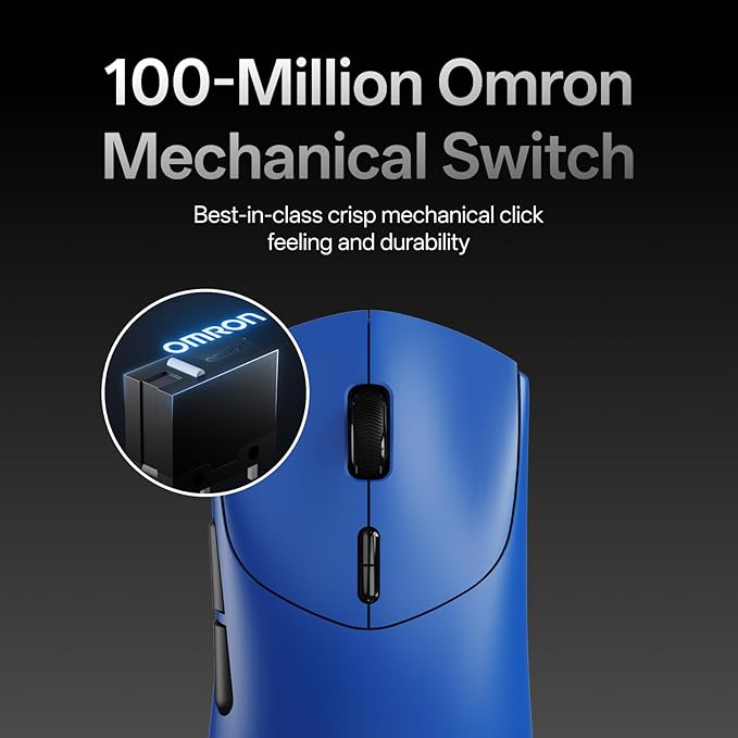 Rapoo VT7 Wireless Gaming Mouse True 8K Wireless Polling Rate 53g Lightweight Up to 750 Hr Battery Nordic nRF54L15 MCU 100-Million Mechanical Switch 10 Programmable Buttons Macro Enabled