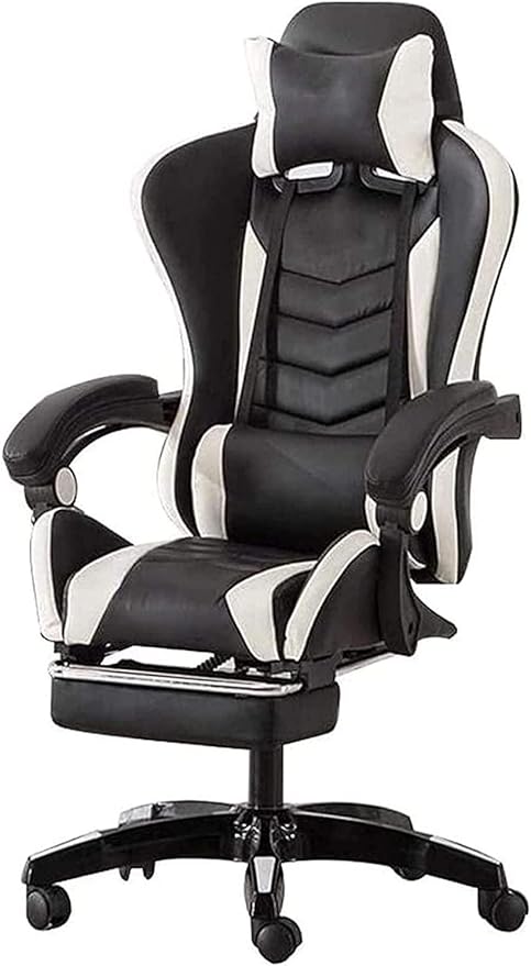Office Chair Office Chair for HomeComfortable Lift Swivel Chair Office Chair E-Sports ChairHigh Back Gaming Chair Adjustable Office Chair with Footrest Computer Chair Kneeling ChairOrange Chair