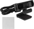 HD 1080P Webcam with Autofocus and Mic Plug and Play Computer Camera for Online Learning Teaching Meeting Black