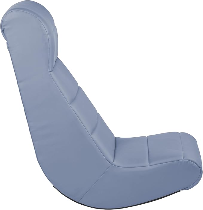 FDP Horizontal Floor Rocker Lightweight Video Rocker for Kids and Teens Ergonomic Chair for Reading Gaming Watching TV - Powder Blue 10488-PB