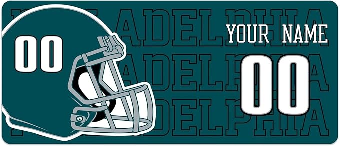ANTKING Philadelphia Mouse Pad for Men Women Youth Gifts Custom Name and Number Desk Pad