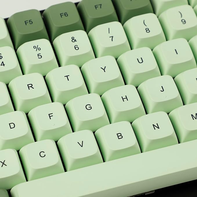 Matcha Dye Sub ZDA PBT Keycap XDA V2 German French Spain ISO Keycaps for MX Keyboard 104 87 61 96 KBD75 80 GK64 68 Keychron