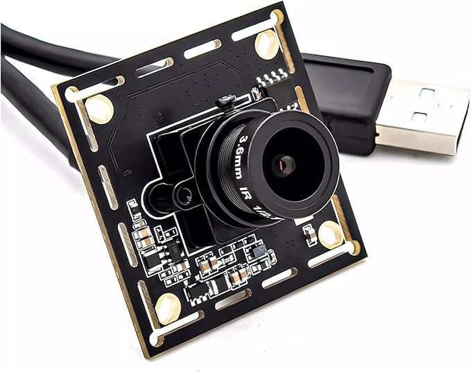 USB Camera Global Shutter 1080P 90FPS 720P 120FPS 3mm Without Blur M12 Lens AR0234 Board High Frame Rate Camera Module