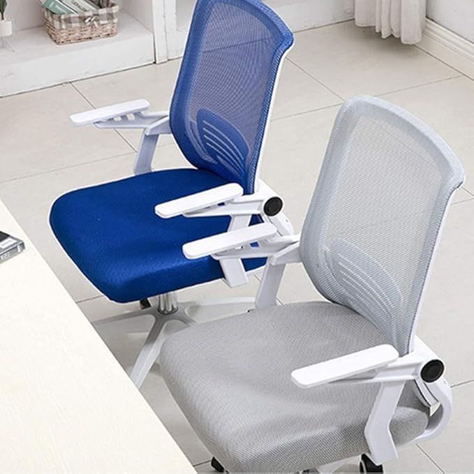 Office Chair Computer Chair Mesh Chair Recliner Game Gaming Chair Swivel Chair Executive Chair Office Chair Ergonomic Rolling Chair Chair (Color : Blue) Needed