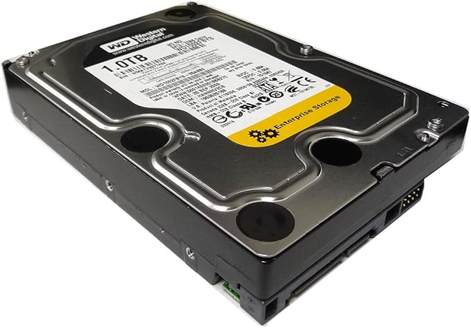 Western Digital RE3 WD1002FBYS 1TB 7200RPM 32MB Cache SATA 3.0Gb/s 3.5 Internal Hard Drive (PC Mac NAS CCTV DVR) - [Renewed] w/ 1 Year Warranty