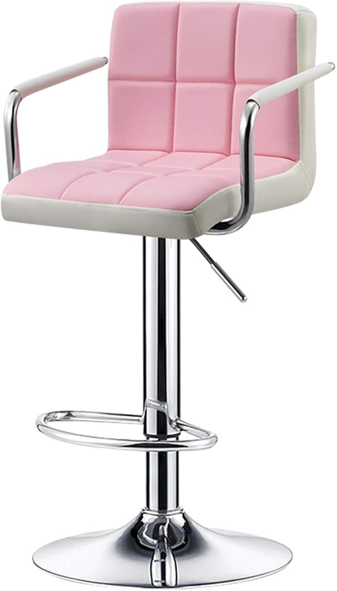 Mlaea Bank Hospital Work Chair Dining Bedroom Living Room Chair with Arm Support Multiple Colour Gaming Club Bar Chair 44 * 63-83CM(Color:#6)