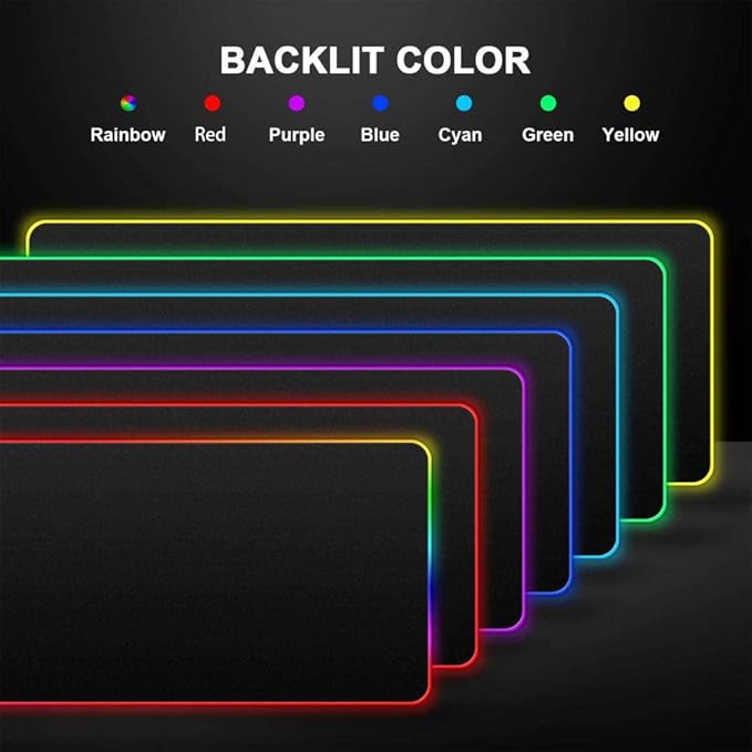 Gaming Mouse Pads Dj Hand Drive Led Gaming RGB Gamer Large Mousepad Lighting USB Keyboard Colorful Desk Pad for Pc Laptop Desktop 700X300mm