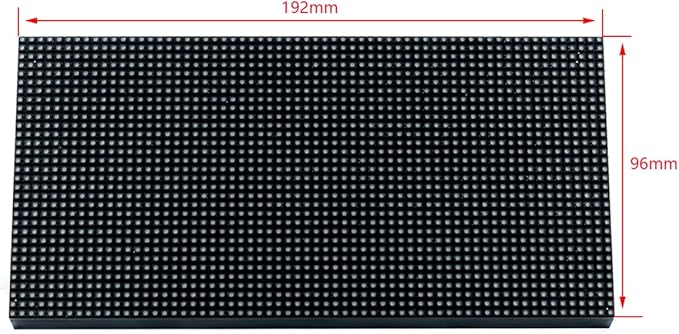 RGB Full-Color LED Matrix Panel Display 64×32 Pixels for Raspberry Pi 3.0mm Pitch Onboard 2048 RGB LEDs