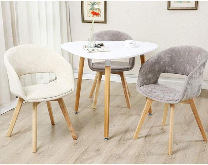 Gaming Chair Office Chair -Nordic Fashion Fabric Chair Solid Wood Simple Personality Casual Creative Cafe Dining Chair Office Computer Chair