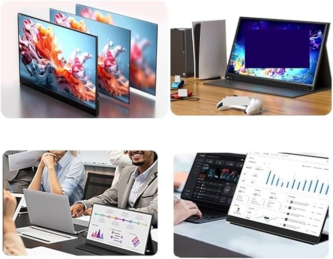 Second Screen 16.1-inch 2560 X 1440 Resolution 400nit 144hz Refresh Rate Office Entertainment External Screen IPS Extended Gaming