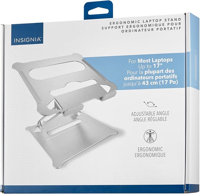 Insignia Laptop Accessories – 65W 90W &amp 180W Portal Laptop Chargers and 13/15 Protective Sleeves for MacBook PC &amp More (Ergonomic Laptop Stand)