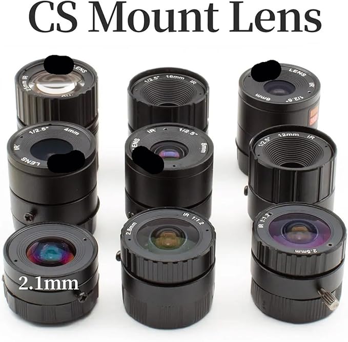 Mini Camera Security POE H265 with 4 6 8mm Fixed 100mm Manual CS Lens P2P IP Camera Industrial