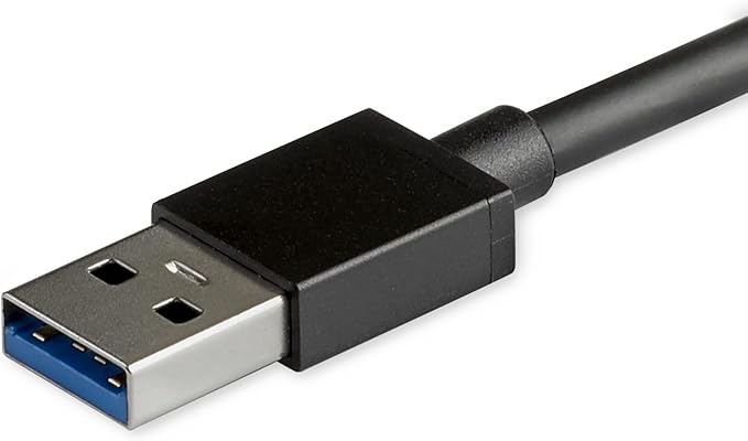 StarTech.com 4 Port USB 3.0 Hub - USB-A to 4x USB 3.0 Type-A with Individual On/Off Port Switches - SuperSpeed 5Gbps USB 3.1/3.2 Gen 1 - USB Bus Powered - Portable - 9.8 Attached Cable (HB30A4AIB)
