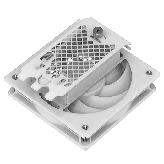 Silverstone Technology FDP02 White Colored External GPU Cooling Fan Adapter Bracket SST-FDP02W