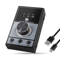 XMSJSIY USB Volume Knob Controller Multimedia Computer Sound Controller with Play/Pause/Back/Forward FunctionOne-Click Mute for Phone PC Speaker Audio Adjustment