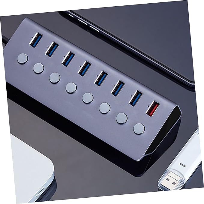 1pc USB Hub Ports USB Splitter Charging Port Compact Multi-Functional for Laptops and Portable Design for Travel and Work