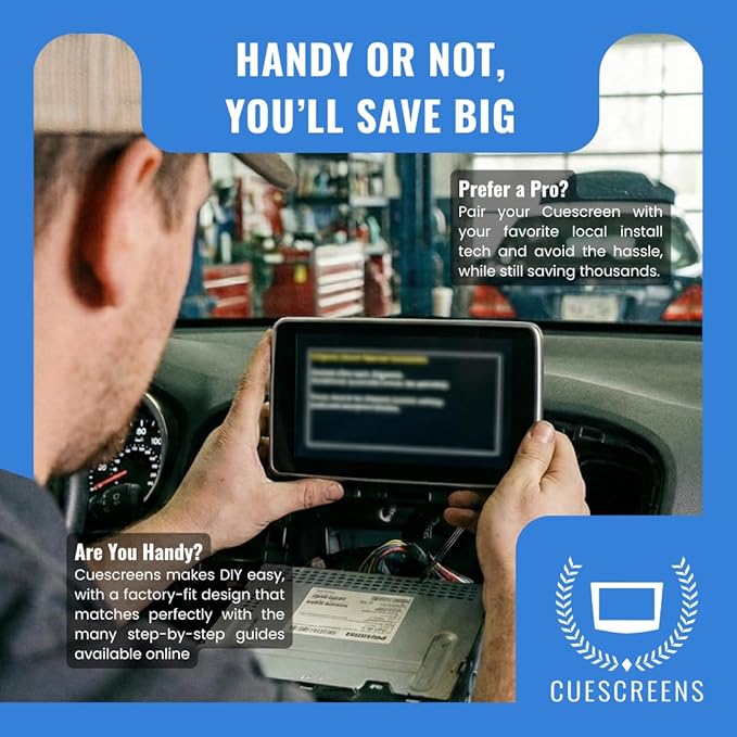 Uconnect 4/4C 7 UAM LCD Upgraded Touch Screen Replacement - Compatible with Jeep Compass Renegade