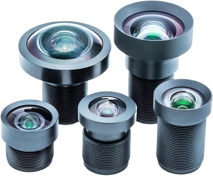 Ultra HD M12 Mount Lens Wide Field of View with Low Distortion Design for Security Industrial Vision IP Camera