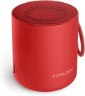 Portable Mini2 Bluetooth Speaker Wireless Portable Speaker with Deep Bass IPX7 Waterproof TWS Stereo Pairing Built-in Mic Small Speaker for Shower Outdoor Travel Red