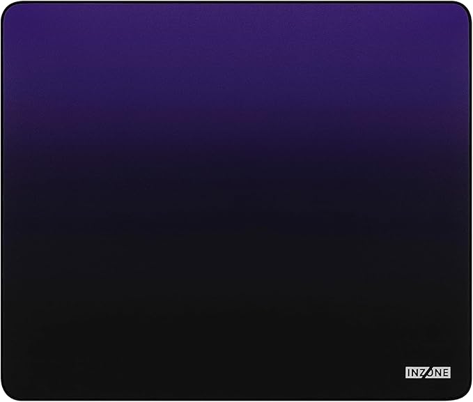 Sony INZONE Mat-D Speed-Type Large Cloth Gaming Mousepad 480x400mm Low Friction Non-Slip Rubber Base Edge Stitched 4mm Thickness Developed with Fnatic