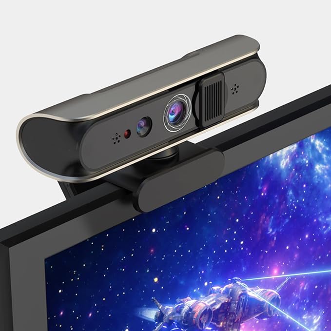 USB Cord WindowsHello Camera with 1080P 2 Lens Technology for Secure Login