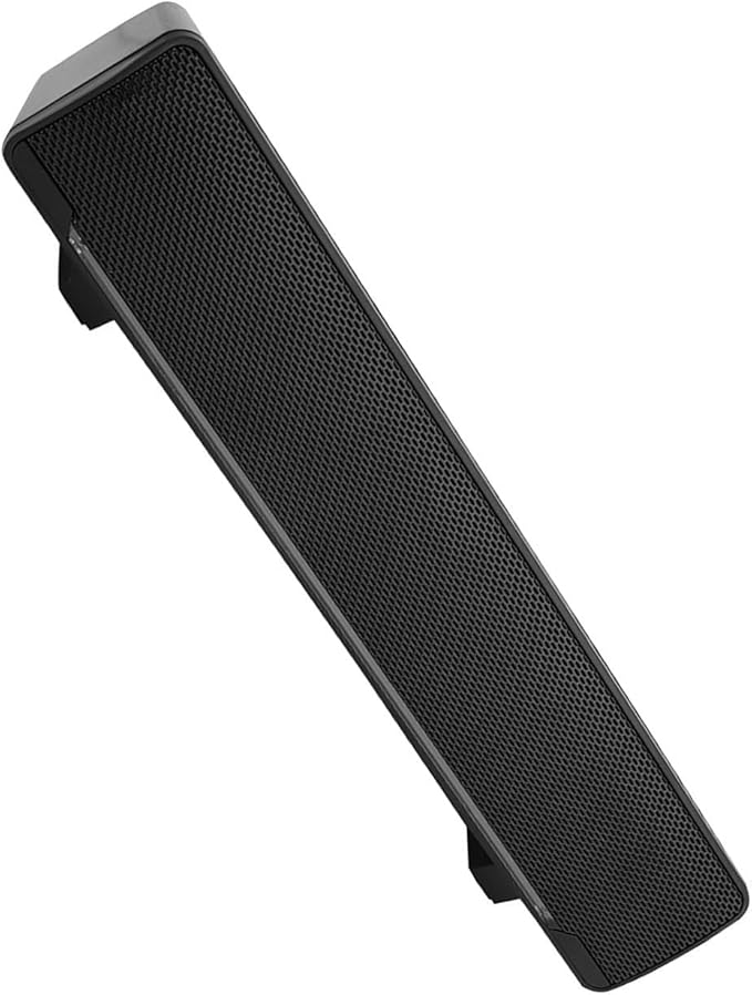 GOTOTOP Computer SpeakersSADA USB Powered Stereo Speaker with DSP Bass Technology 3.5mm Audio Jack for PC 2.0 ChannelLaptop Smartphone Tablet MP3 MP4 (Black)