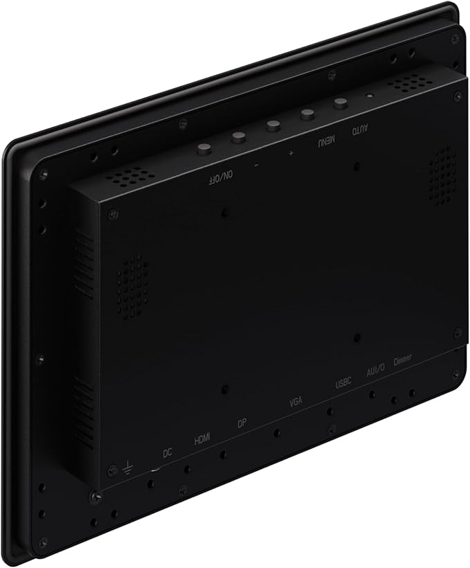 Beetronics 10 Inch High Brightness Touchscreen Monitor | Full HD 1080p | IP66 Waterproof &amp Dustproof | Industrial Sunlight Readable Outdoor Display for PC Mac Linux | 10HB9M/U1