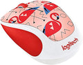 Logitech Play Collection M325c Mouse - Optical - Wireless - Radio Frequency - USB - 1000 Dpi - Tilt Wheel - 5 Button s - Flamin