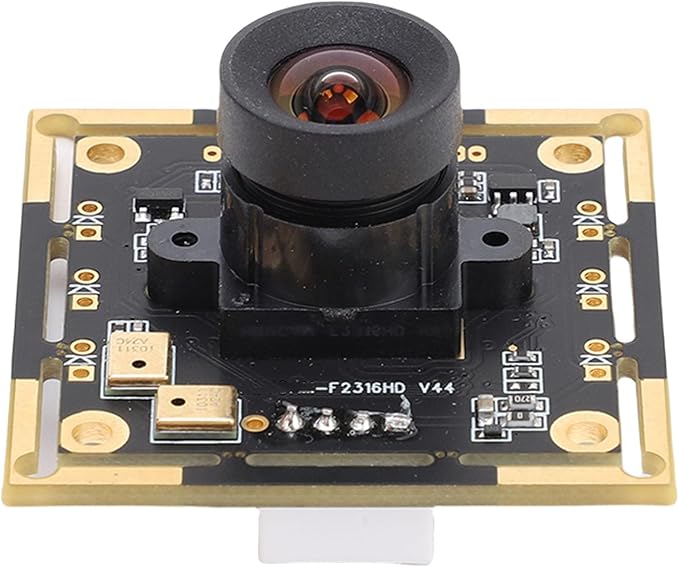 AYNEFY USB Camera Module HD 2MP Manual Focusing Camera with 100 Degree Wide Angle and Dual Microphones for Computer and Laptop Applications