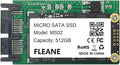 512GB MS02 MicroSata uSATA 1.8inch SSD Compatible with DELL XT1 XT2 IBM X300 X301 T400S T410S Replace MK1229GSG MK1629GSG MK2529GSG 1.8 HDD (512GB)