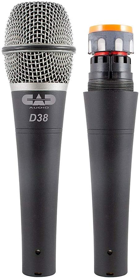 CAD Audio D38X3 3-Pack Supercardioid Handheld Microphones – Neodymium Capsule Articulate Vocals Carry Case &amp Clips