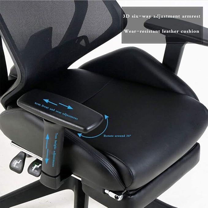 Office Chair Gaming Chair Computer Chair Ergonomic Chair Computer Chair Home Waist Backrest Office Comfortable Long Seat Chair Gaming Chair Study Chair Swivel Chair (Color : Style 1)