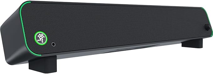 Mackie CR-X Series CR StealthBar Desktop PC Soundbar with Bluetooth (CR-STEALTHBAR)