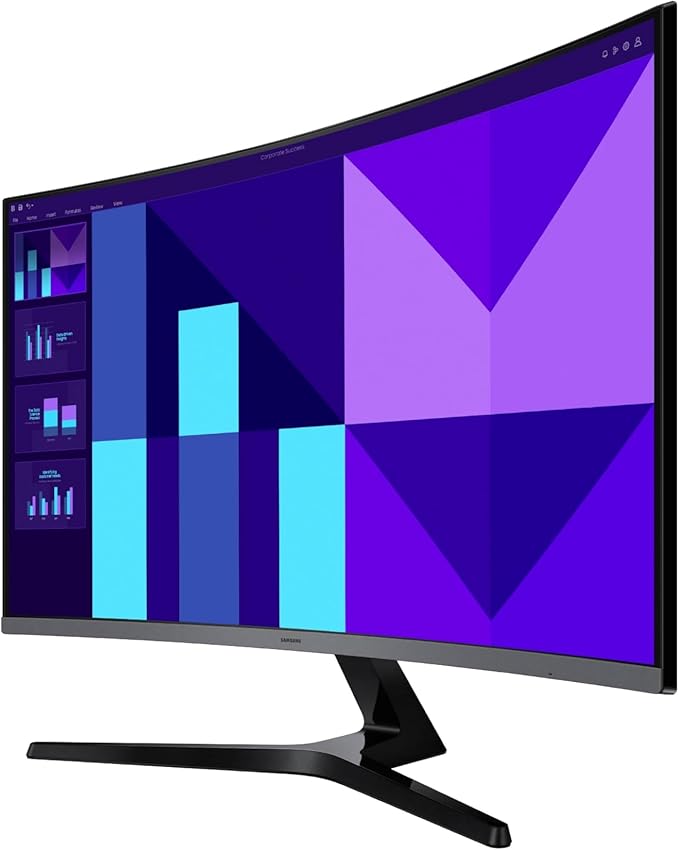 Samsung 32-inch S3 (S39GD) FHD 100Hz Curved Monitor Game Mode Eye Saver Mode Multiple Connectivity with HDMI Port Built-In Speakers LS32D396GANXZA 2025