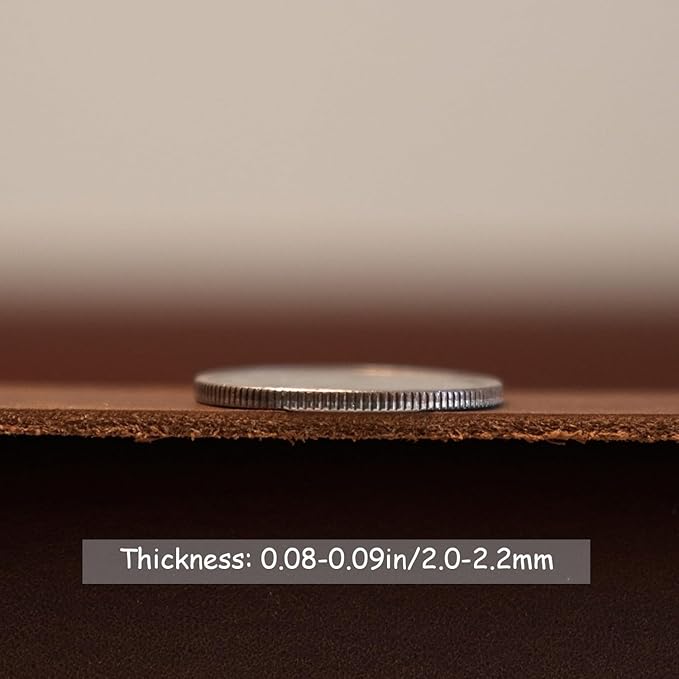 Mouse Pad-Premium Full Grain Genuine Leather (Vintage Brown)