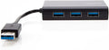 Targus ACH122USZ 3-port USB/Ethernet Combo Hub - USB - External - 3 USB Port(s) - 1 Network (RJ-45) Port(s) - 3 USB 3.0 Port(s)