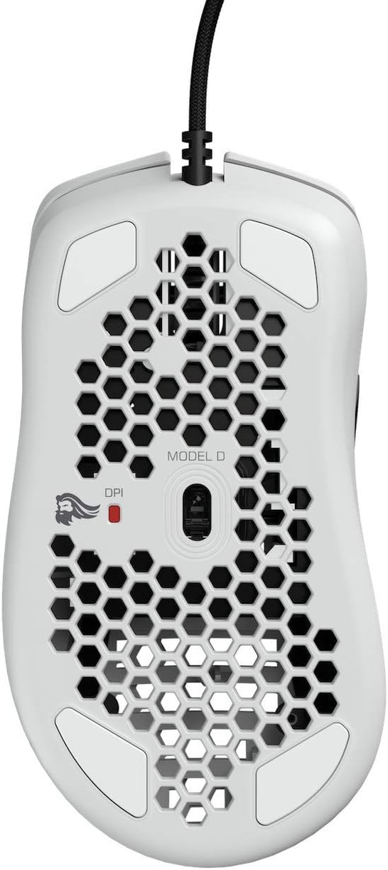Glorious Model D Gaming Mouse Glossy White (GD-GWHITE) (Renewed)