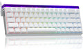AULA Hero 68 HE 60% Gaming Keyboard Wired Hall Effect Magnetic Switch Keyboard with Adjustable Actuation Fast Trigger Mode 8K Hz Polling Rate 0.125ms LatencySide Printed PBT Keycaps RGB Backlit