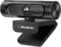 AVerMedia Live Streamer CAM 315 Webcam 1080p/60fps Recording Microphones Fixed Focus Wide Adjustable Field of View Works with Skype Zoom Teams - Black