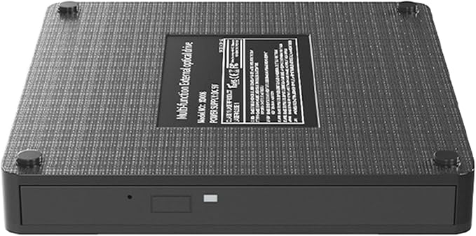 Portable 6 in 1 External Disc Drives USB Writer with Highly Speed Data Transfer for Laptops and Desktops