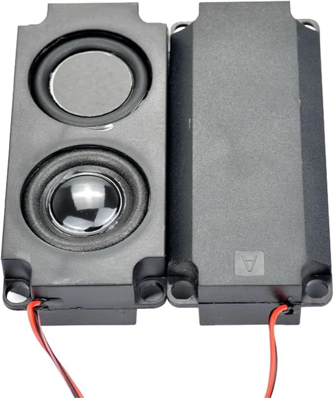 2Pcs Audio Portable Speakers 10045 LED TV Speaker 8 Ohm 5W Double Diaphragm Bass Computer Speaker DIY