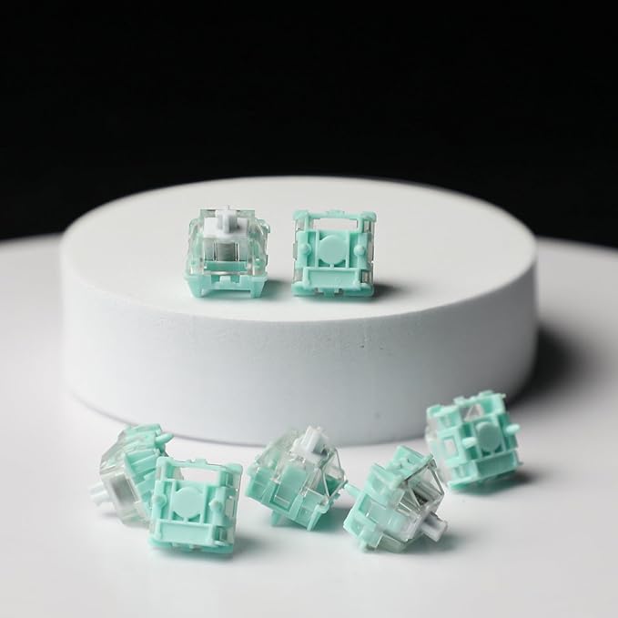 GATERON Magnetic Jade Keyboard Switches Linear Pre-Travel Freely Setting Factory Pre-lubed for Magnetic Gaming Keyboard(70)
