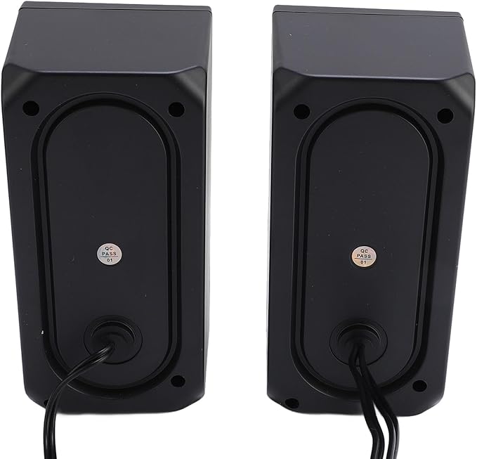 Computer Speakers PC Speakers with RGB 7 Dynamic Light Effects USB Powered PC Speakers with Loud Stereo Sound Headphone in for Desktop Laptop