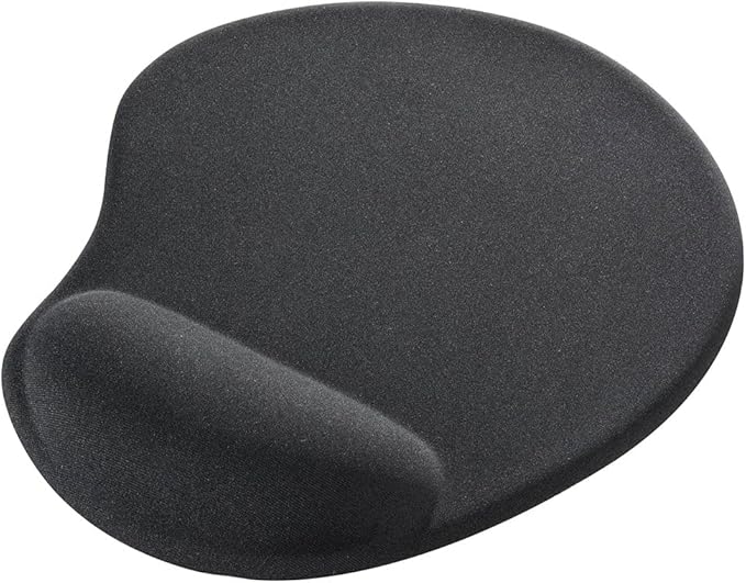Ohm Electric PCGEAR PC-SMP03 01-0769 OHM Mouse Pad Wrist Rest Included Prevents Arm Fatigue Gel Material Black