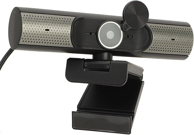 PC Webcam with Microphone 2K 30fps Auto Focus USB Computer Web Camera with Lens Cover - Wide Angle 90 Degree Plug and Play Ideal for Video Conference and Live Streaming