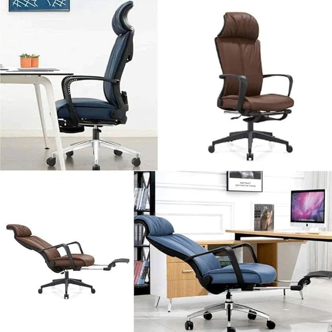 Office Chair Gaming Chair Computer Chair Computer Chair Reclining Lunch Break Chair Office Home Comfortable Sedentary Waist Chair Ergonomic (Color : Rosso)