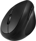 Adesso iMouse V10 Wireless Vertical Ergonomic Mini Mouse iMouse V10-2.4GHz 800/1200/1600 DPI Ergo Mice with 6 Buttons